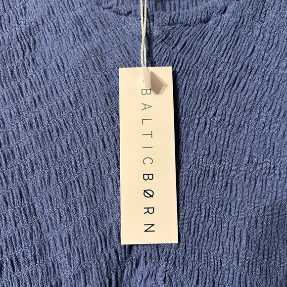 Baltic Born Felicity Smoked Dress, Blue - Picture 4 of 6